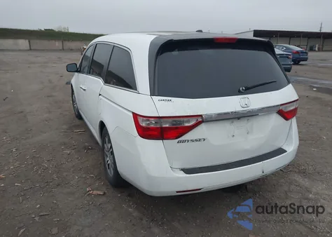 2011 Honda Odyssey Ex-L from USA, damaged, VIN 5FNRL5H66BB099528